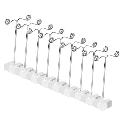 Steel Earing Display Stand Combo White (Pack of 9)