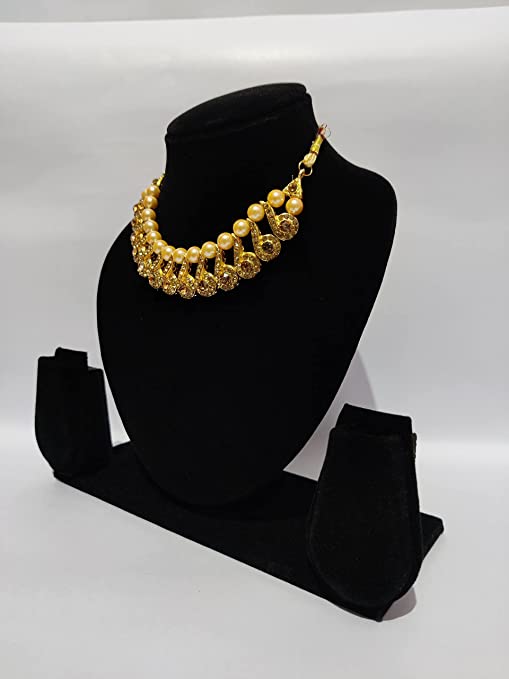 Black Velvet Necklace Display Stand (10 Inch)