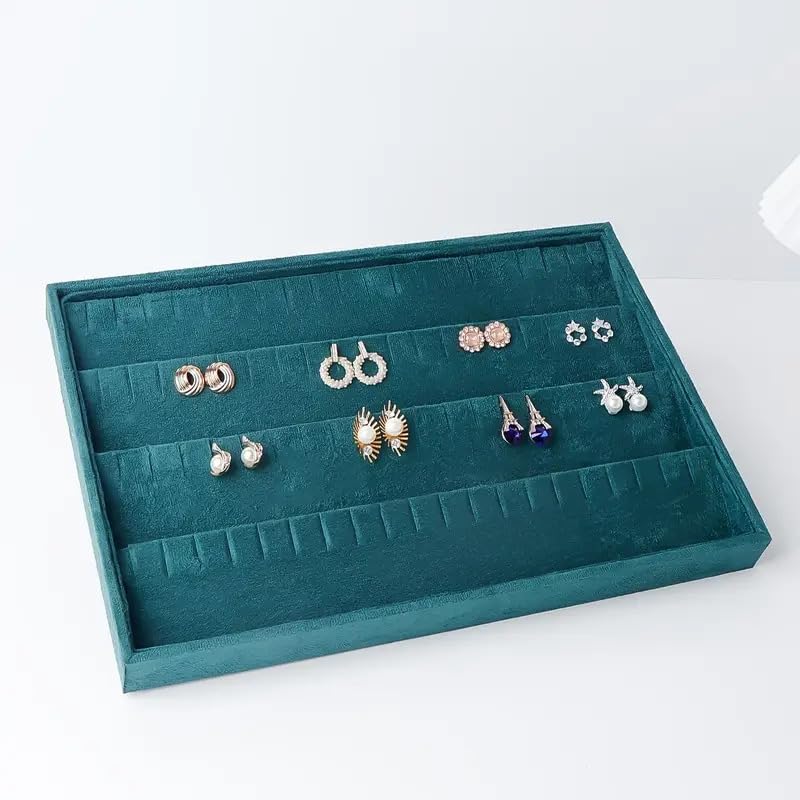 Premium Green Earring Velvet Jewelry 