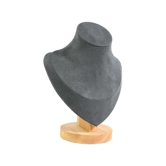 Grey  Necklace Display Stand