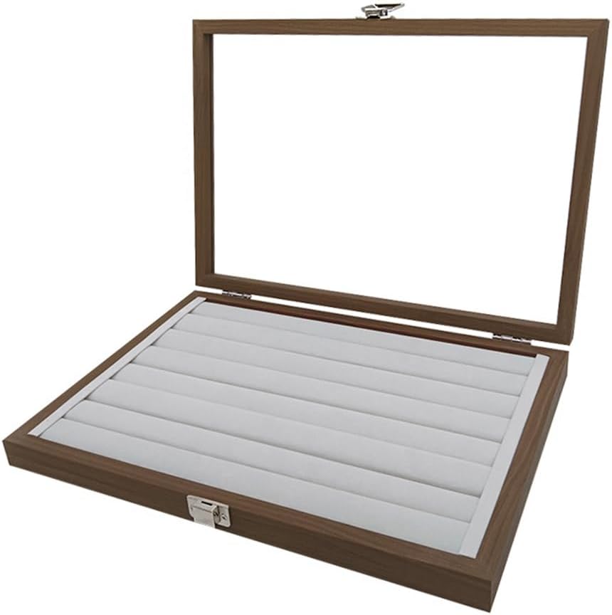 Wooden Jewelry Display ring Case