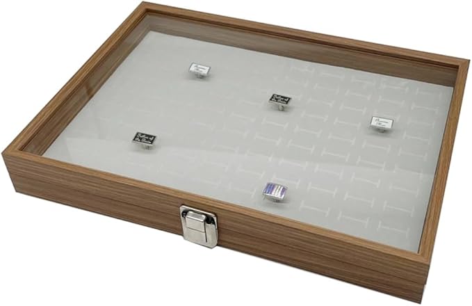 Ring display glass box - 100 Slot