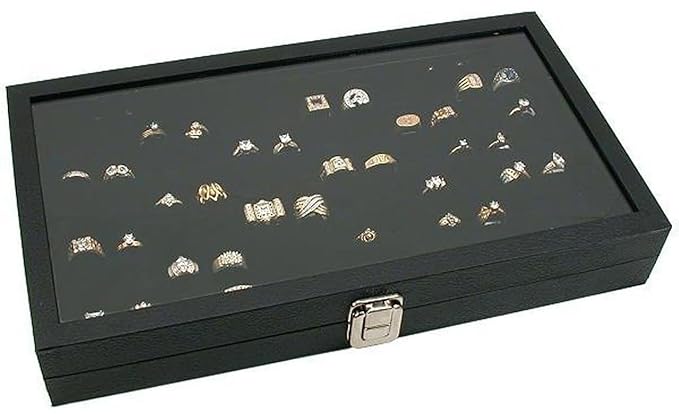 Glass ring Jewelry Display box