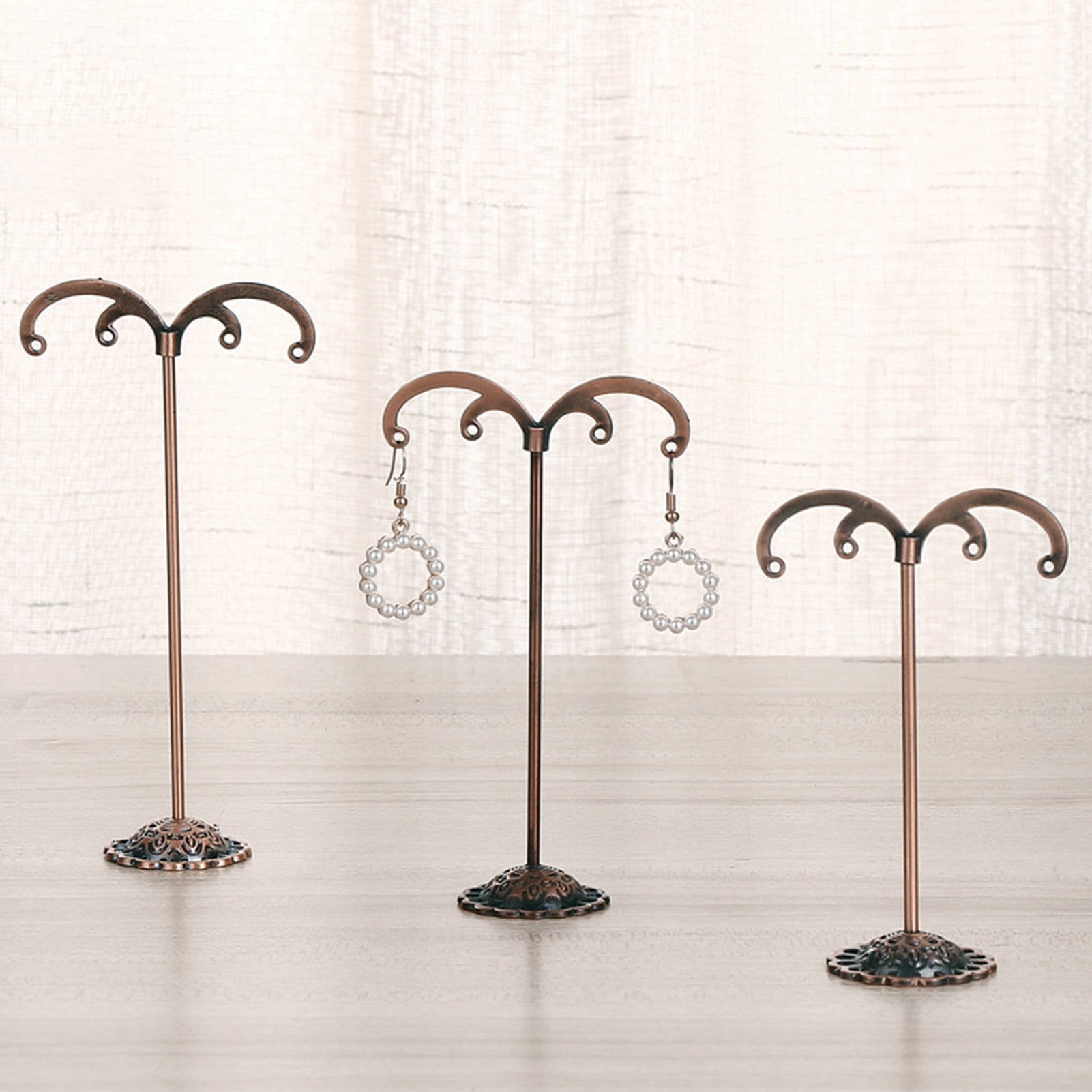 Vintage Metal Earring Stand