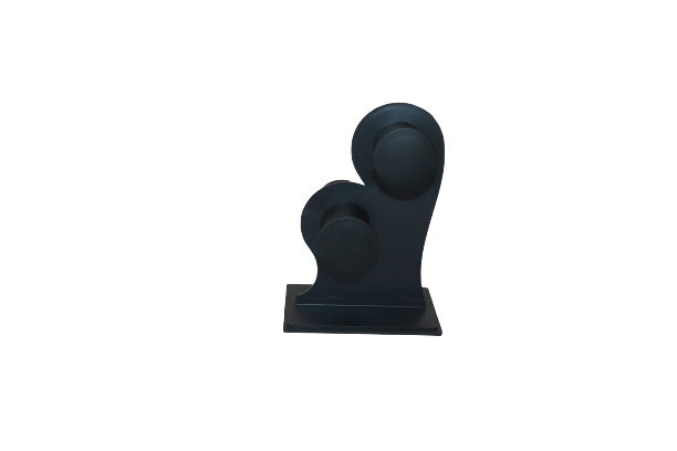 Jewellery 2 Roll Bangle Display Stand (Black)
