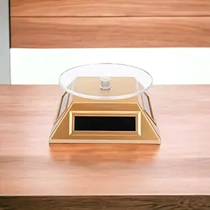 Solar Powered 360° Rotating Display Stand