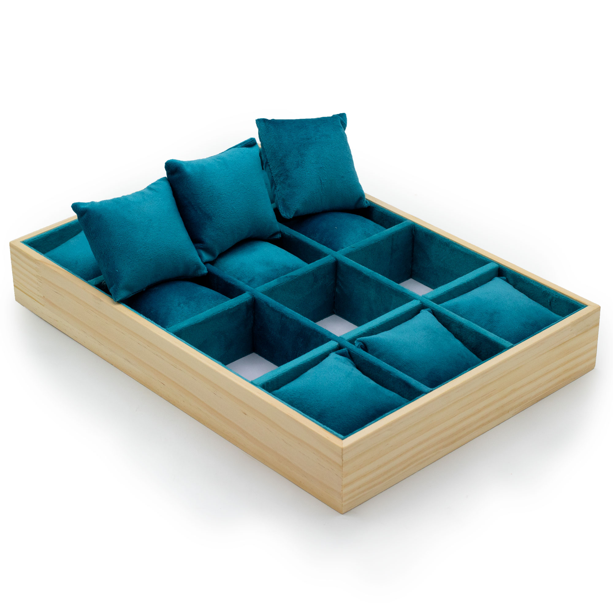 Modern Wooden Cushion jewellery Organizer