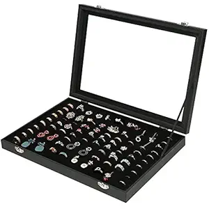 100 Slot Rings Display Storage