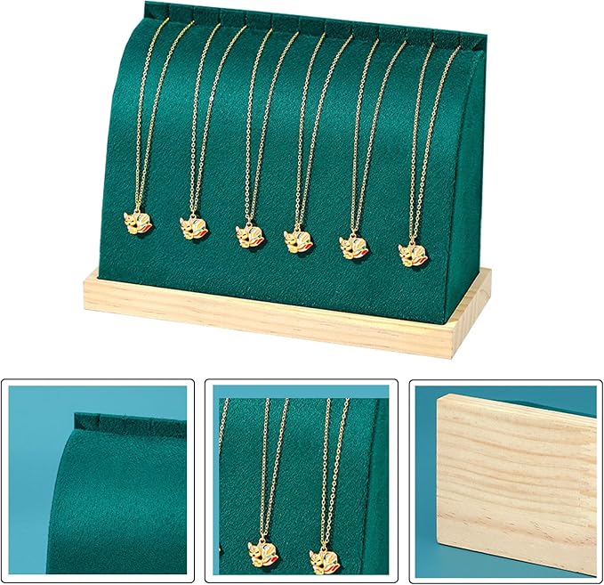 Cambered Necklace Display Stand 
