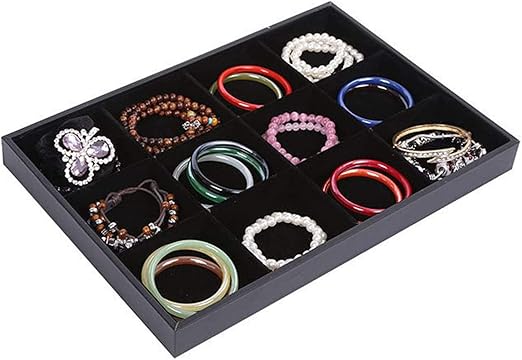 Black Jewelry Organizer Tray