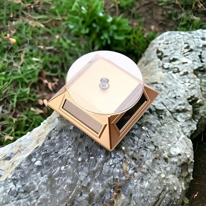 Solar Powered 360° Rotating Display Stand 