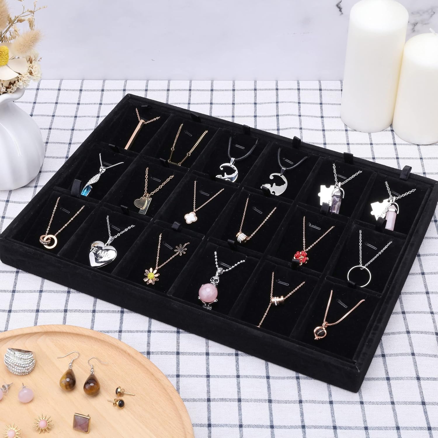 24-Grid chain pendent tray