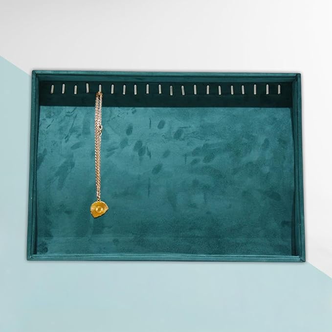 Green Premium Chain/Necklace Velvet tray
