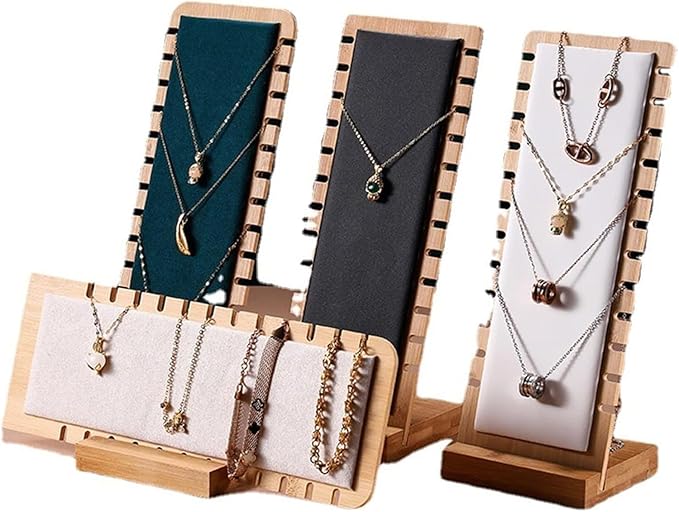  Pendents wooden Jewelry Display 