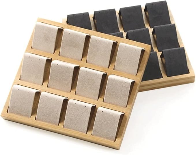Velvet bamboo Earring Display Card Holder