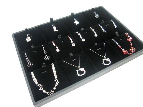 12 Pendent Earring (Necklace) Velvet Jewelry tray