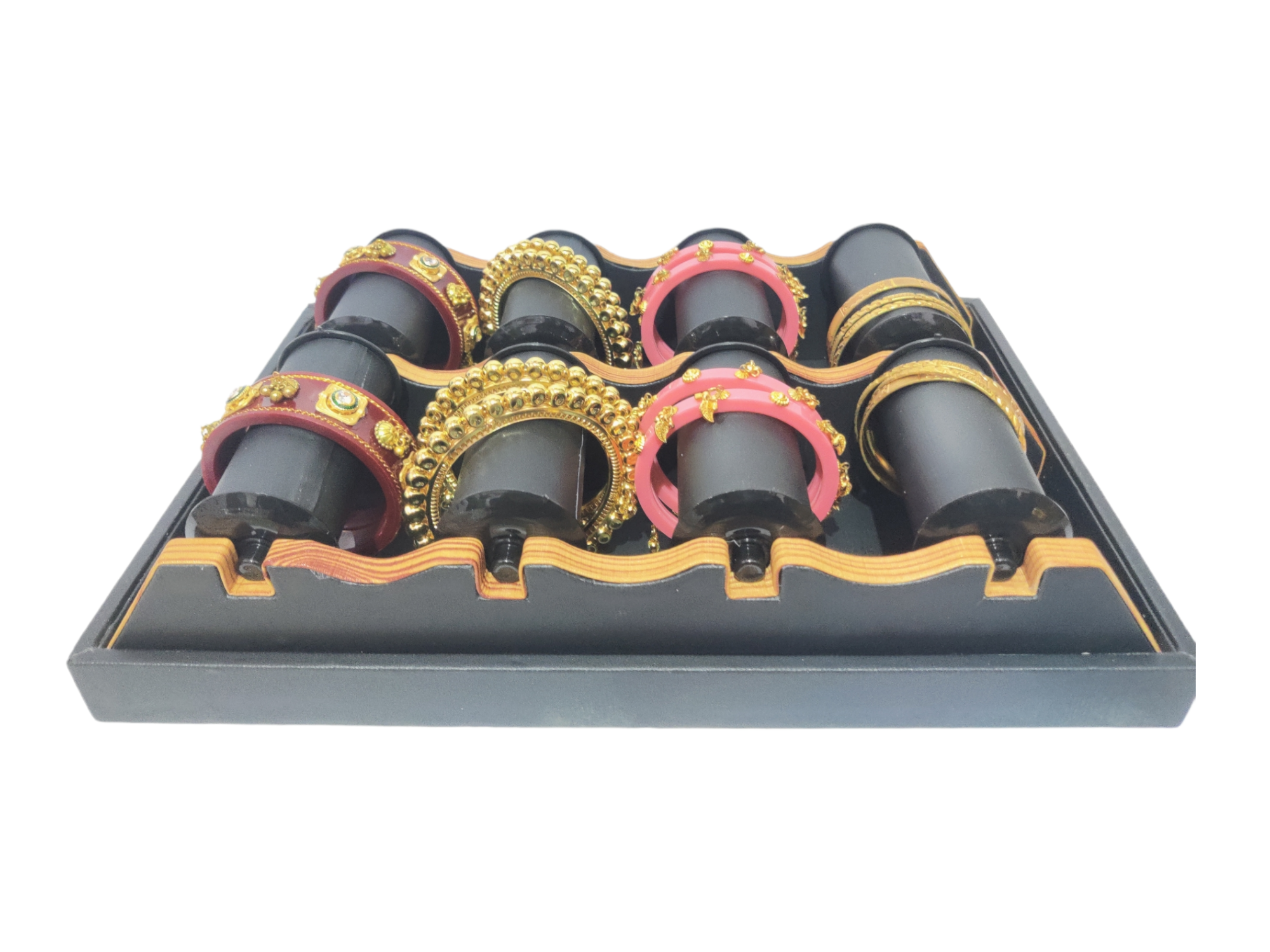 Jewellery 8 Roll Bangle For Display Tray