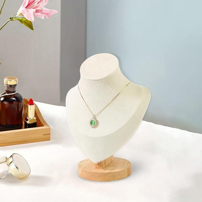 Necklace Pendant Display Stand (Beige)