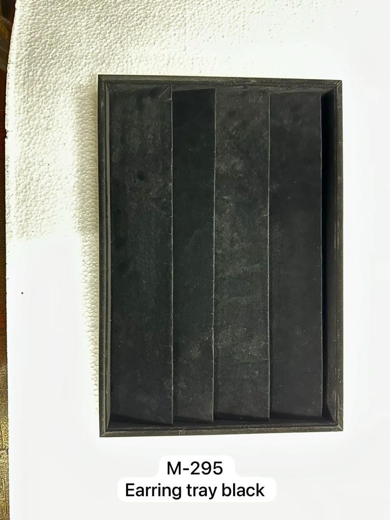Black Earring Display Tray