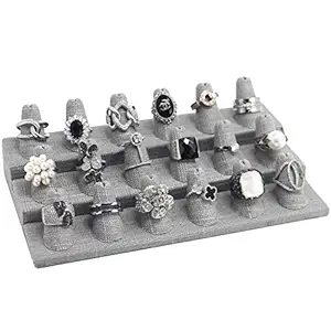 Grey Finger Ring Display Stand 