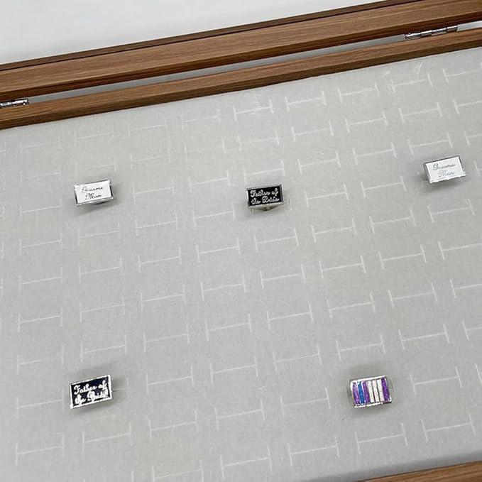 Ring display glass box - 100 Slot