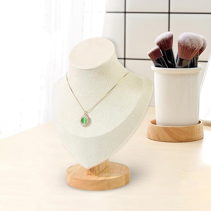 Necklace Pendant Display Stand (Beige)