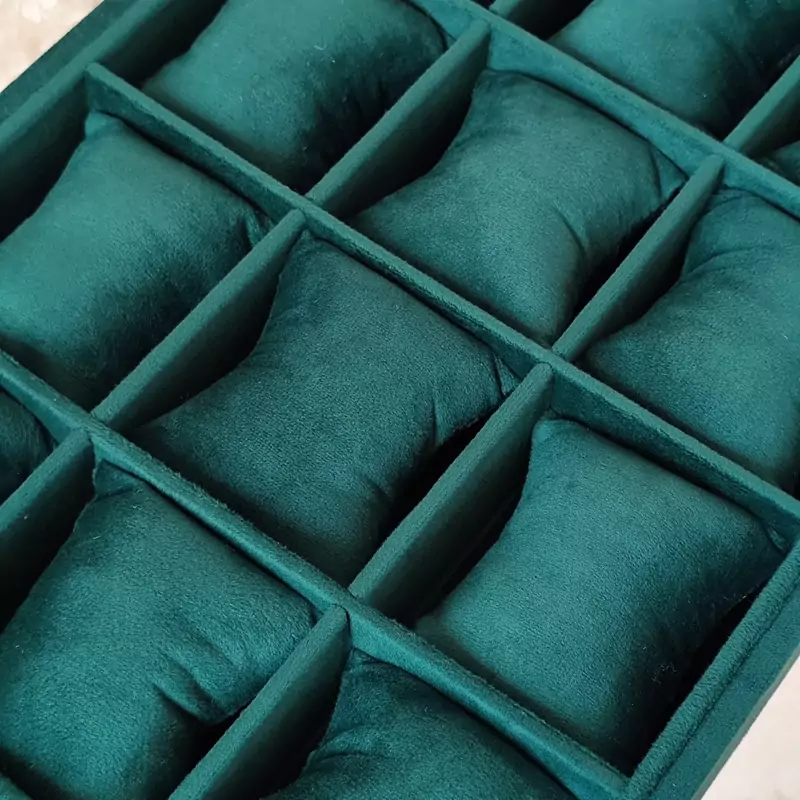 Watch Display Box with 12 Compartments