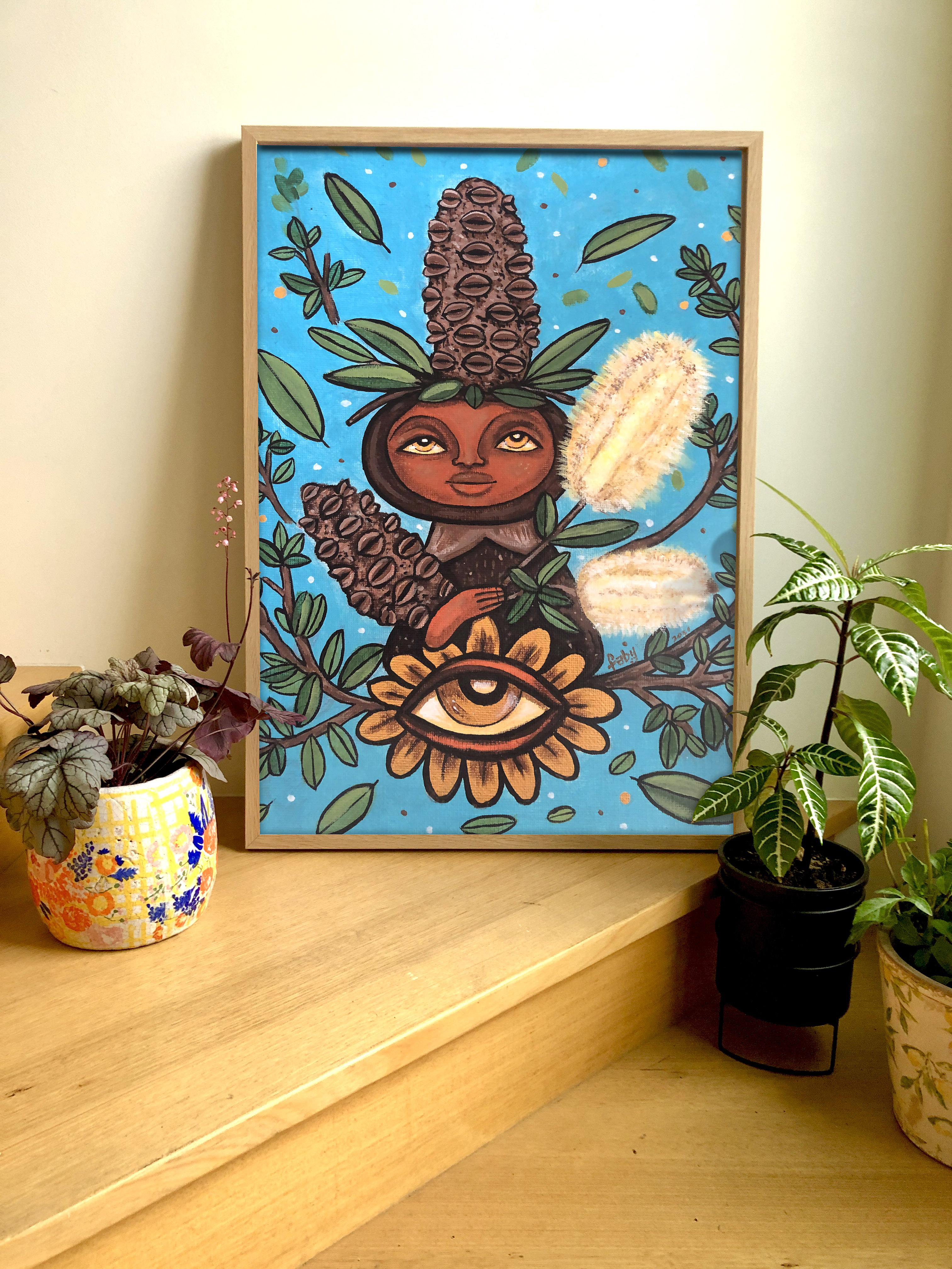 Doña Banksia Art Print
