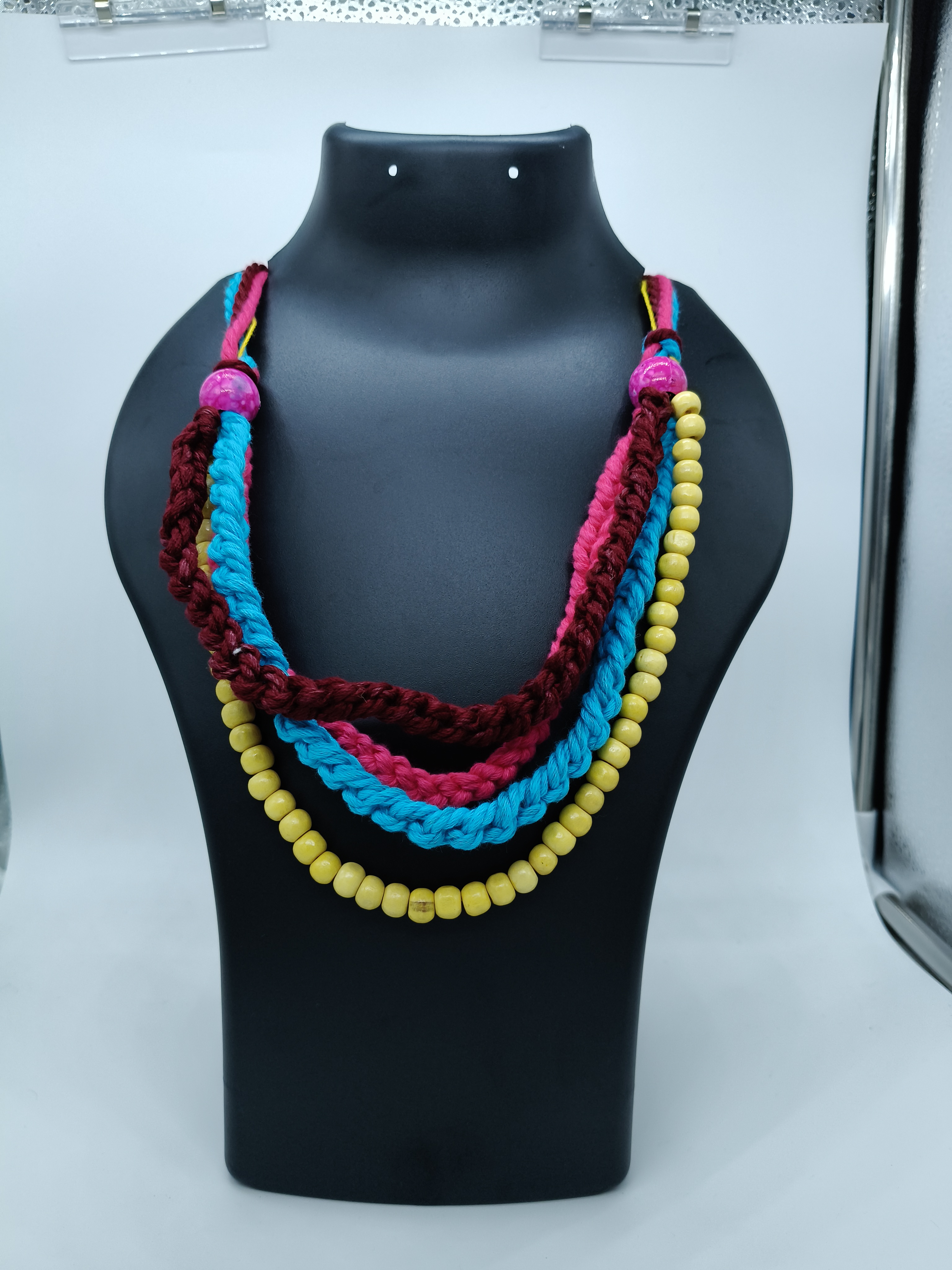 Handmade Multicolor Beaded Necklace
