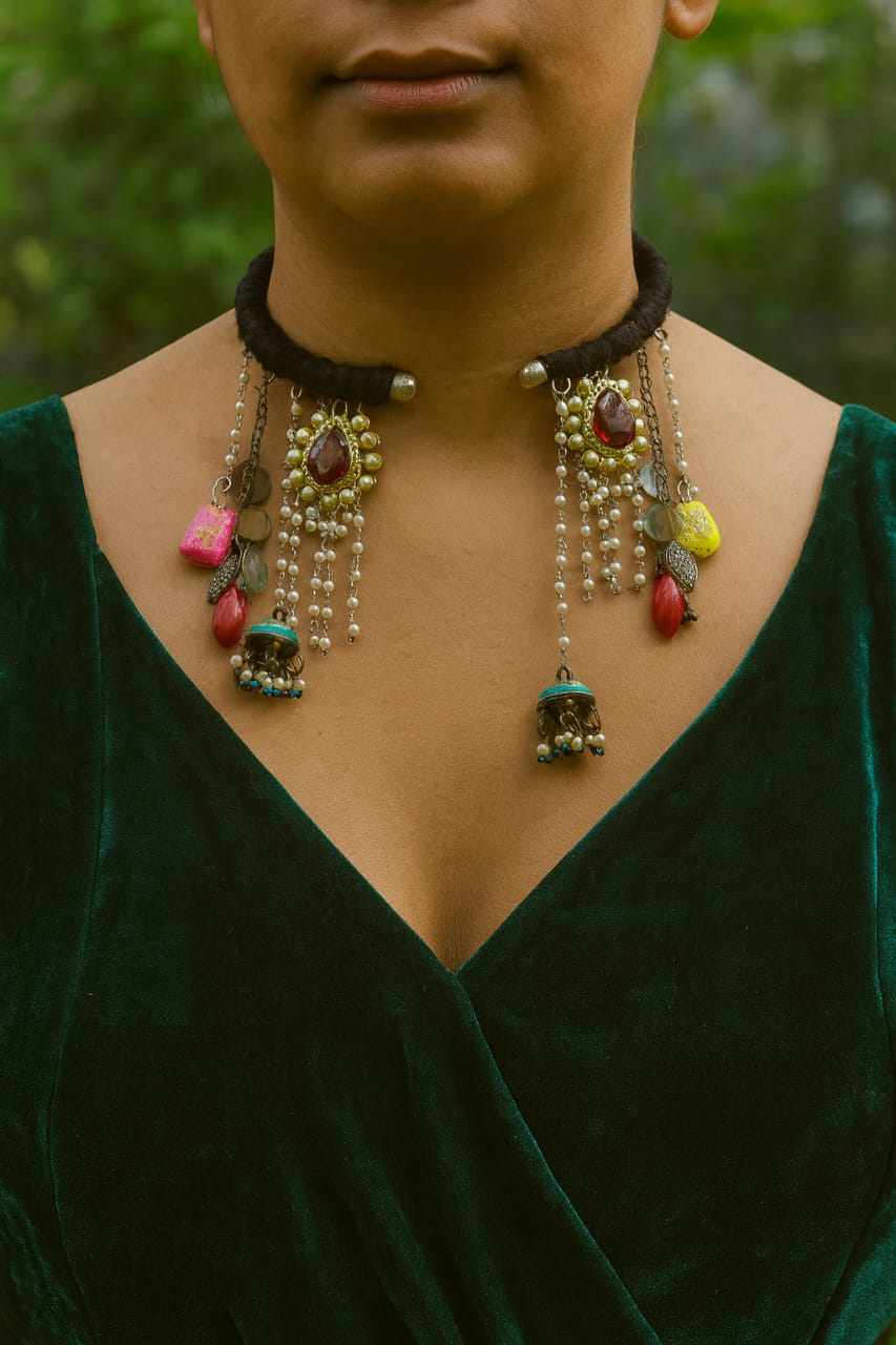 Bohemian Statement Choker Necklace