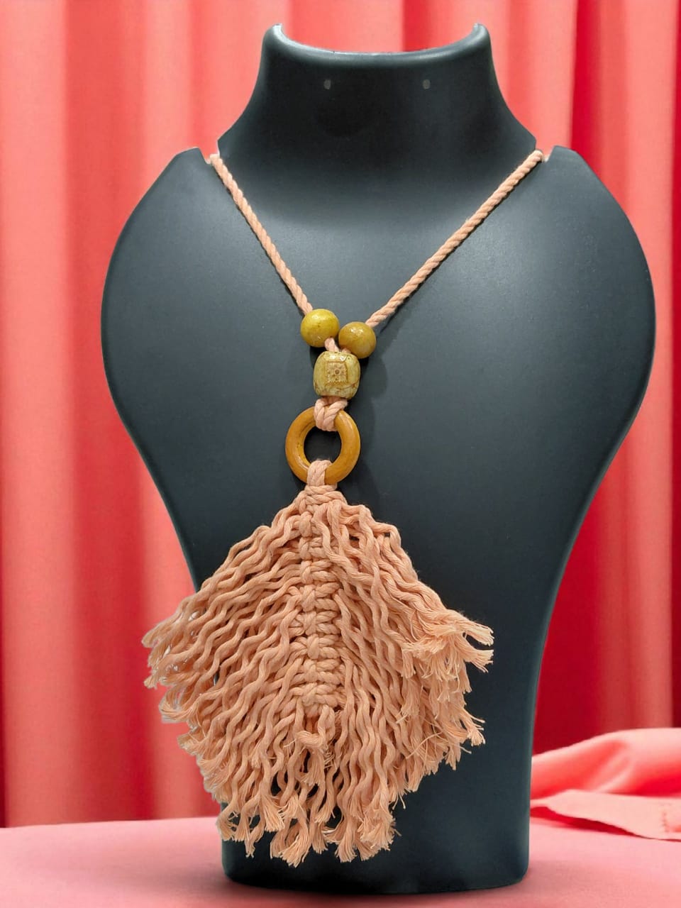 Handcrafted Boho Tassel Necklace