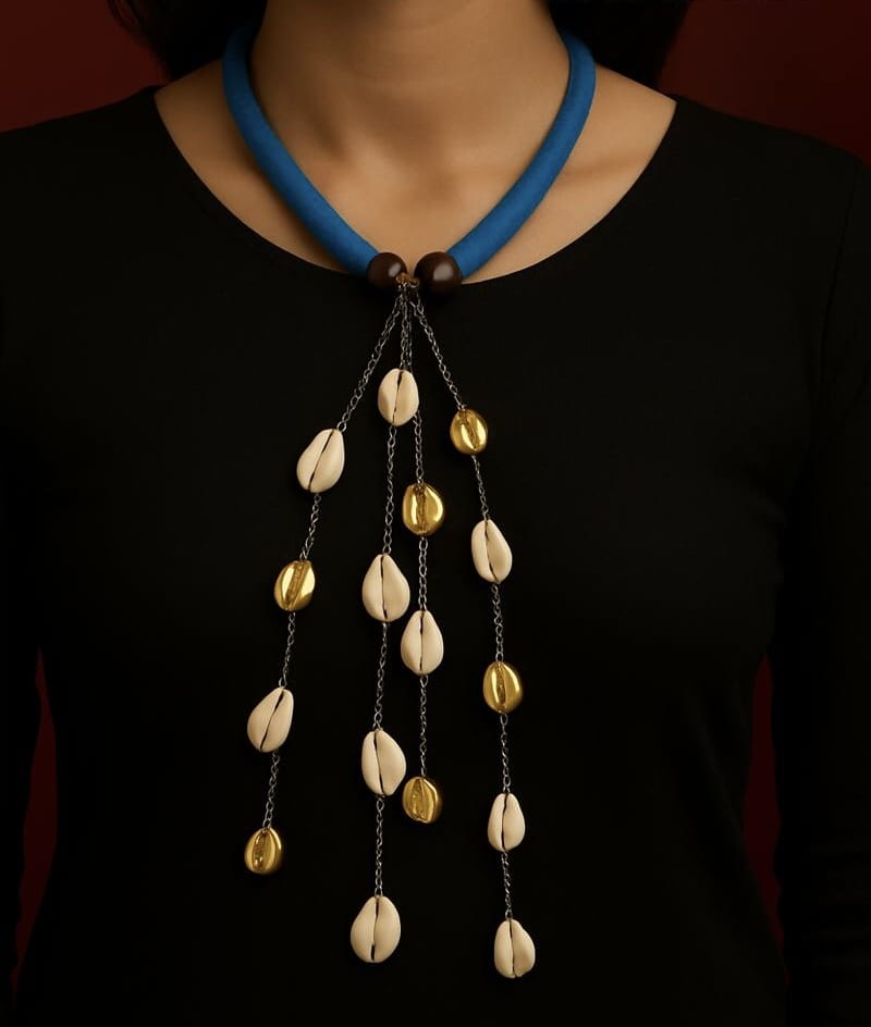 Handcrafted Shell and Bead Necklace