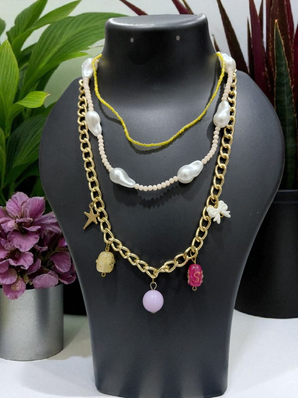 Layered Charm Necklace