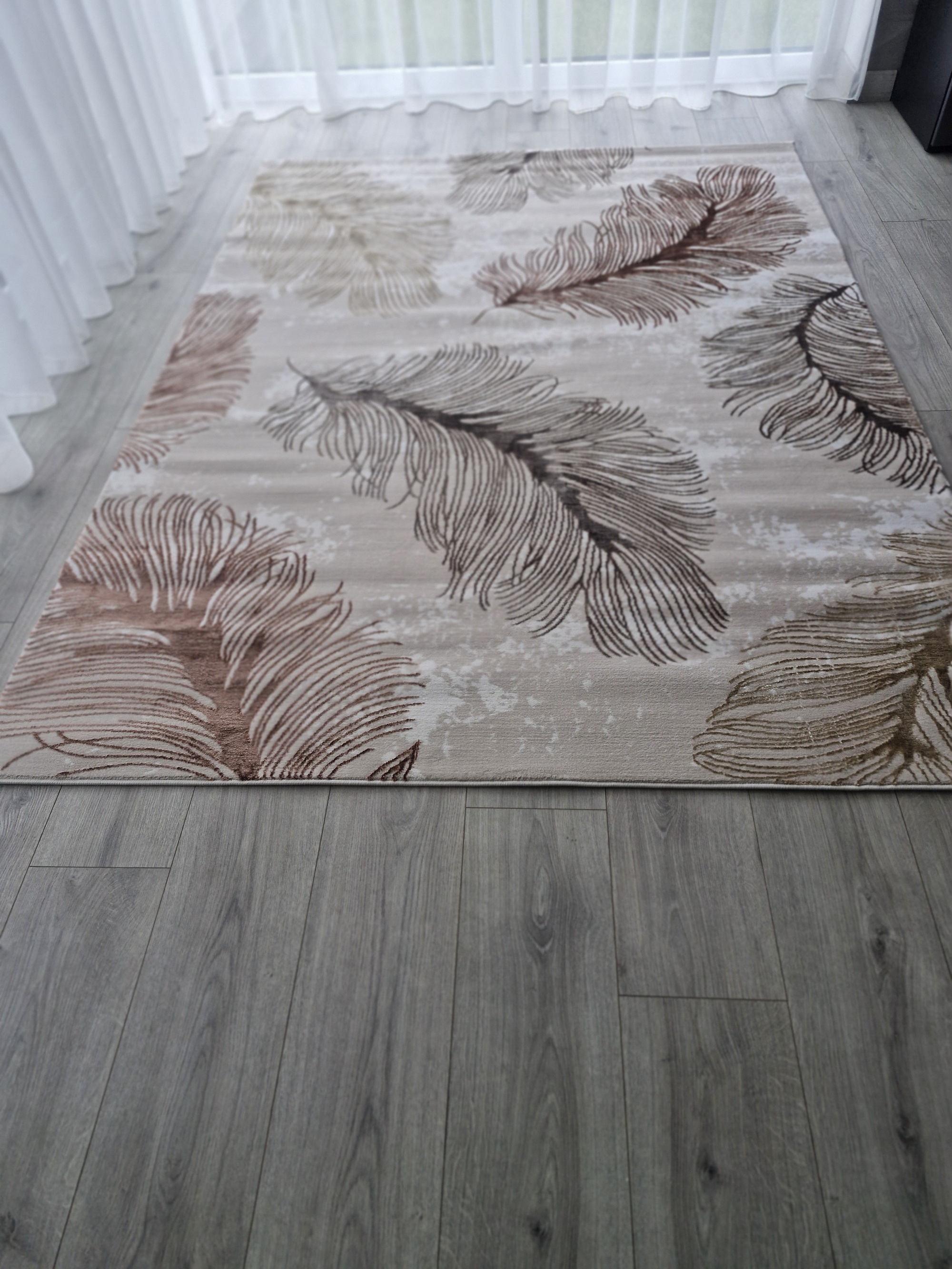 Kilimas "Pastelinės plunksnos"