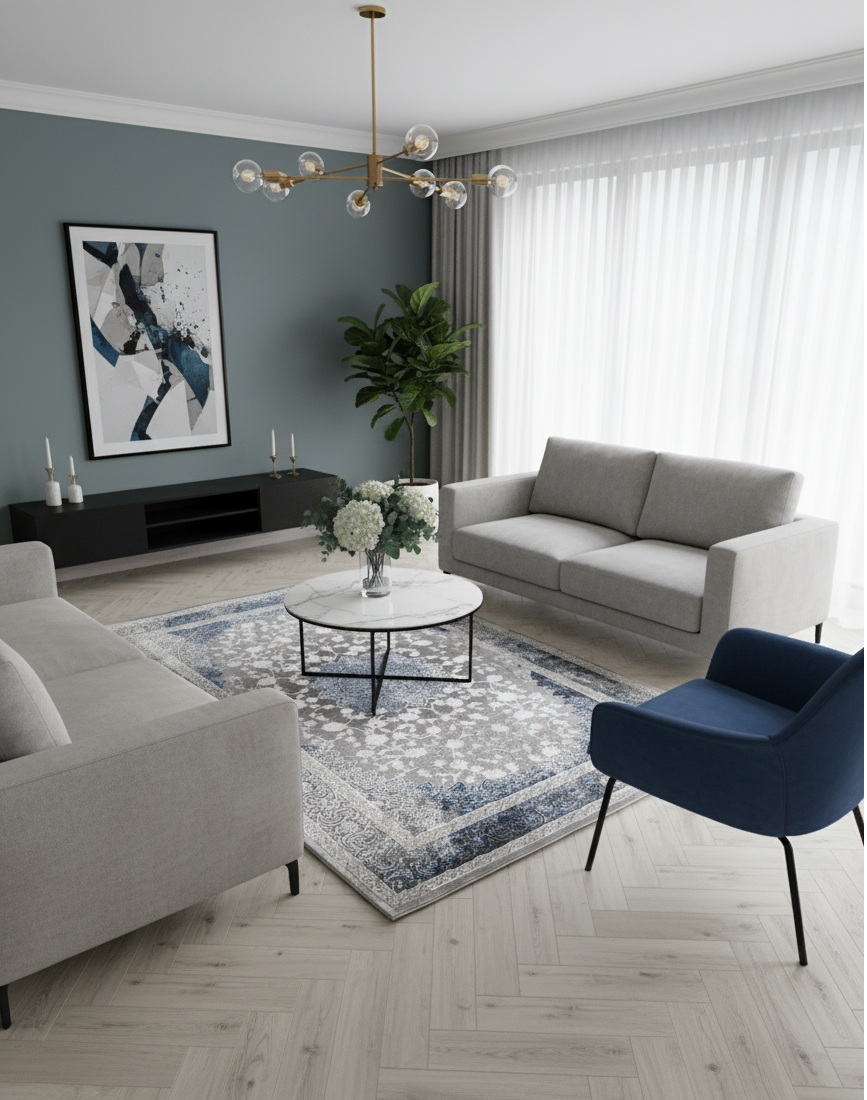 Kilimas "Melsvasis debesėlis"