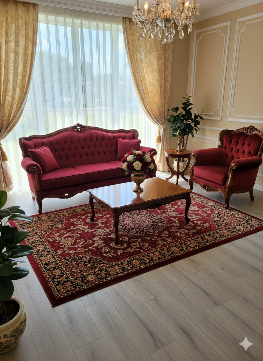 Kilimas "Bordo klasika"