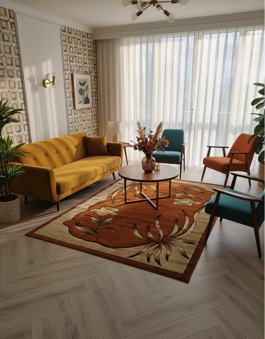 Kilimas "Ruda gėlė"