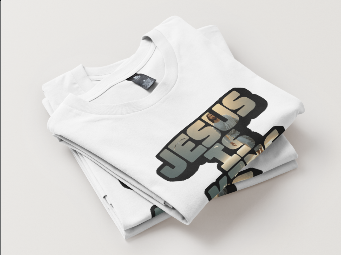 Jesus Is King Walk on Water T-Shirt