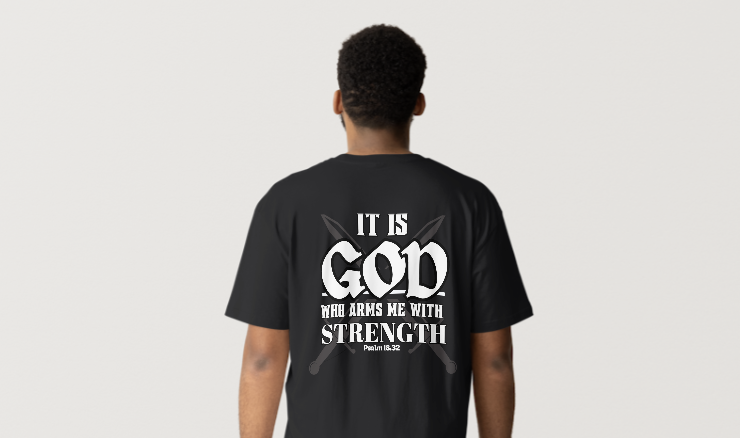Psalm 18:32 Swords T-Shirt