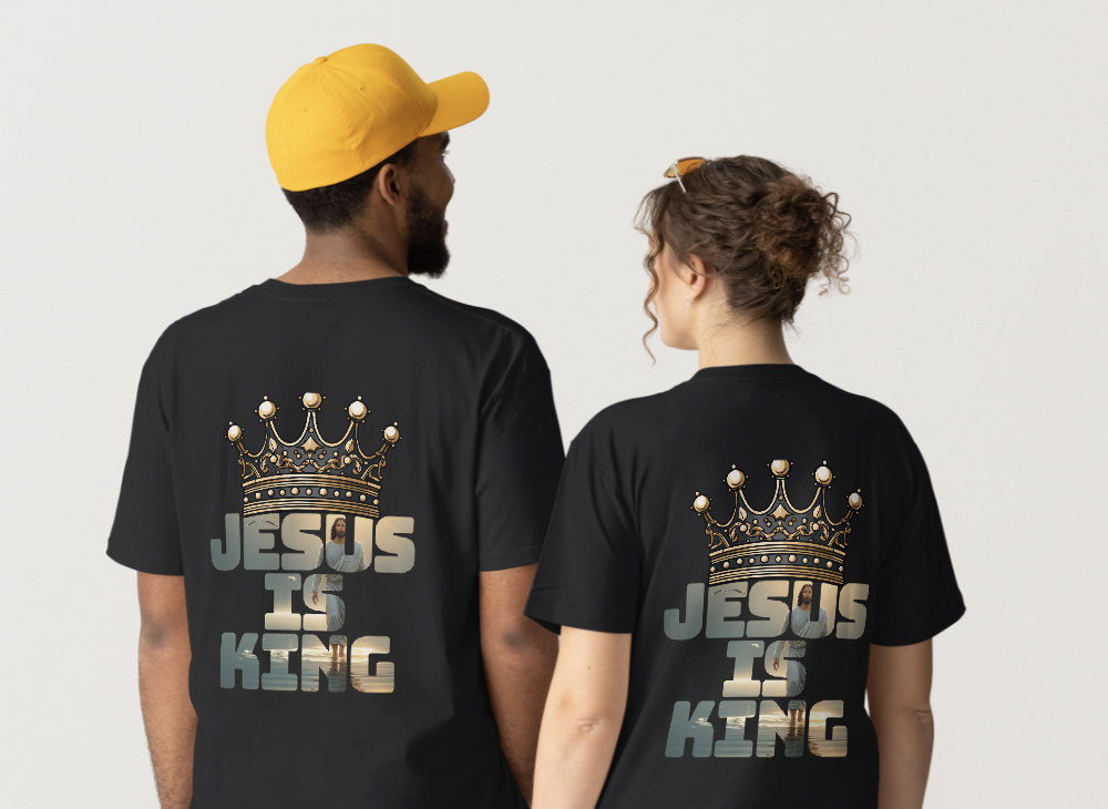 Jesus Is King Crown T-shirt