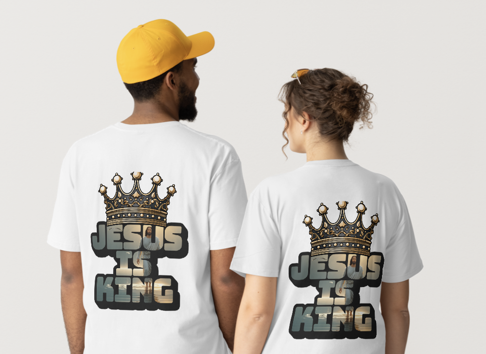 Jesus Is King Crown T-shirt