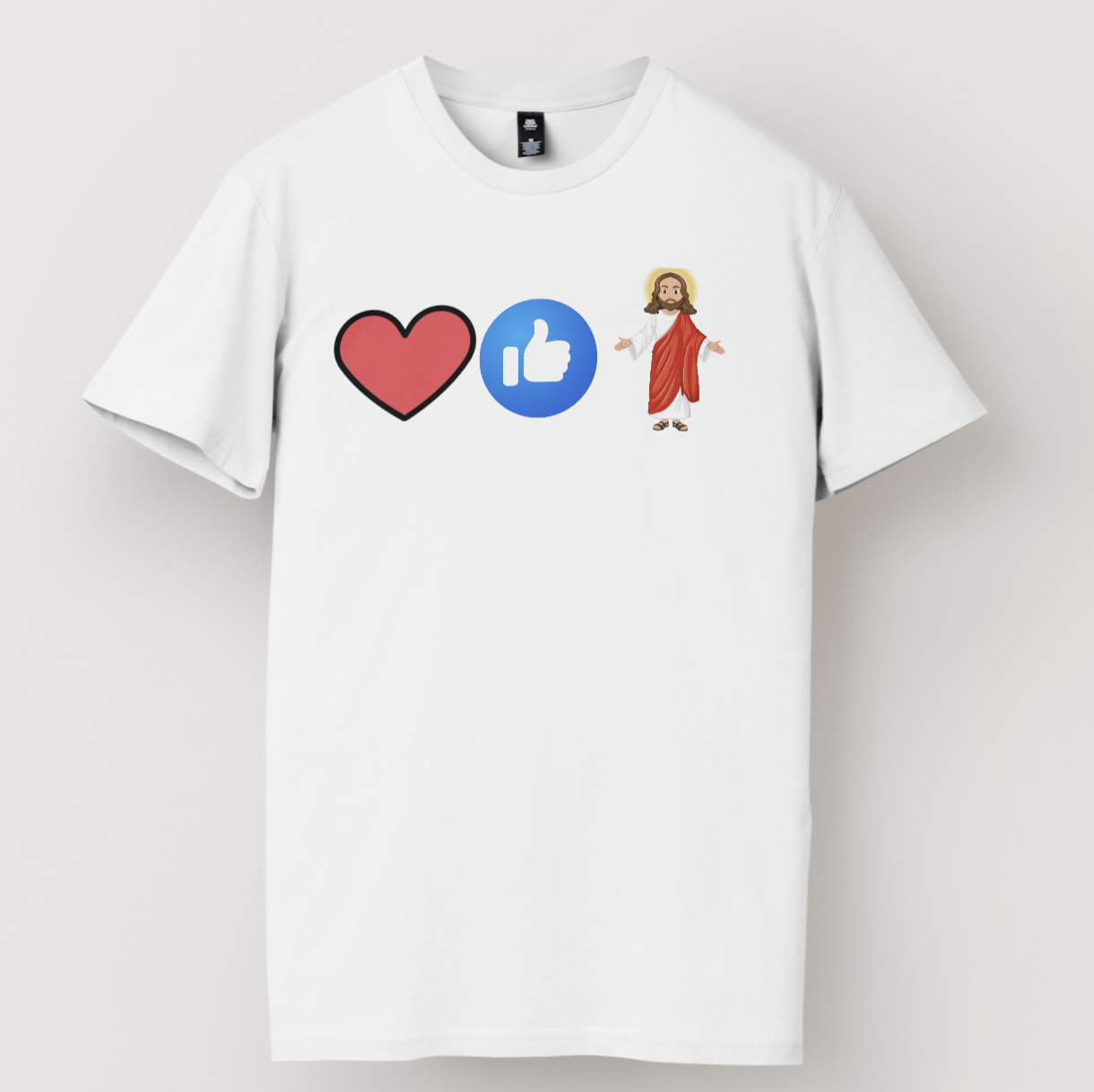 Love-Like-Jesus Emoji Tee