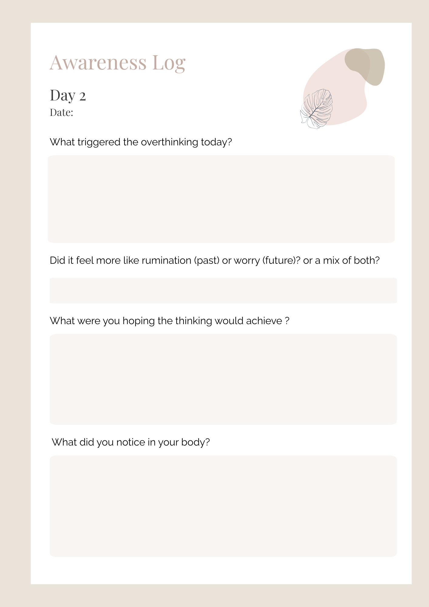 Understanding Overthinking