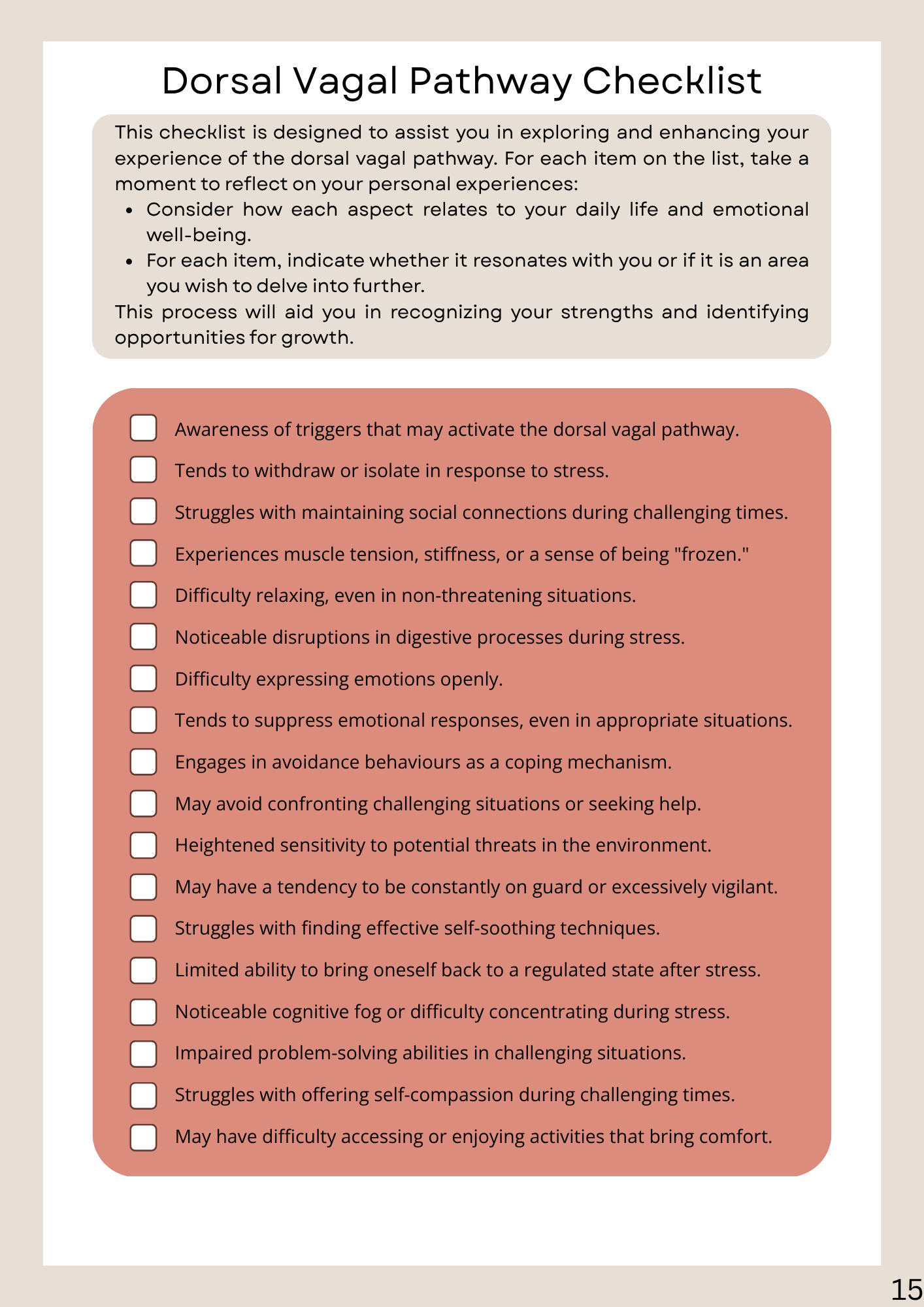 Polyvagal Theory Nervous System Regulation Guide