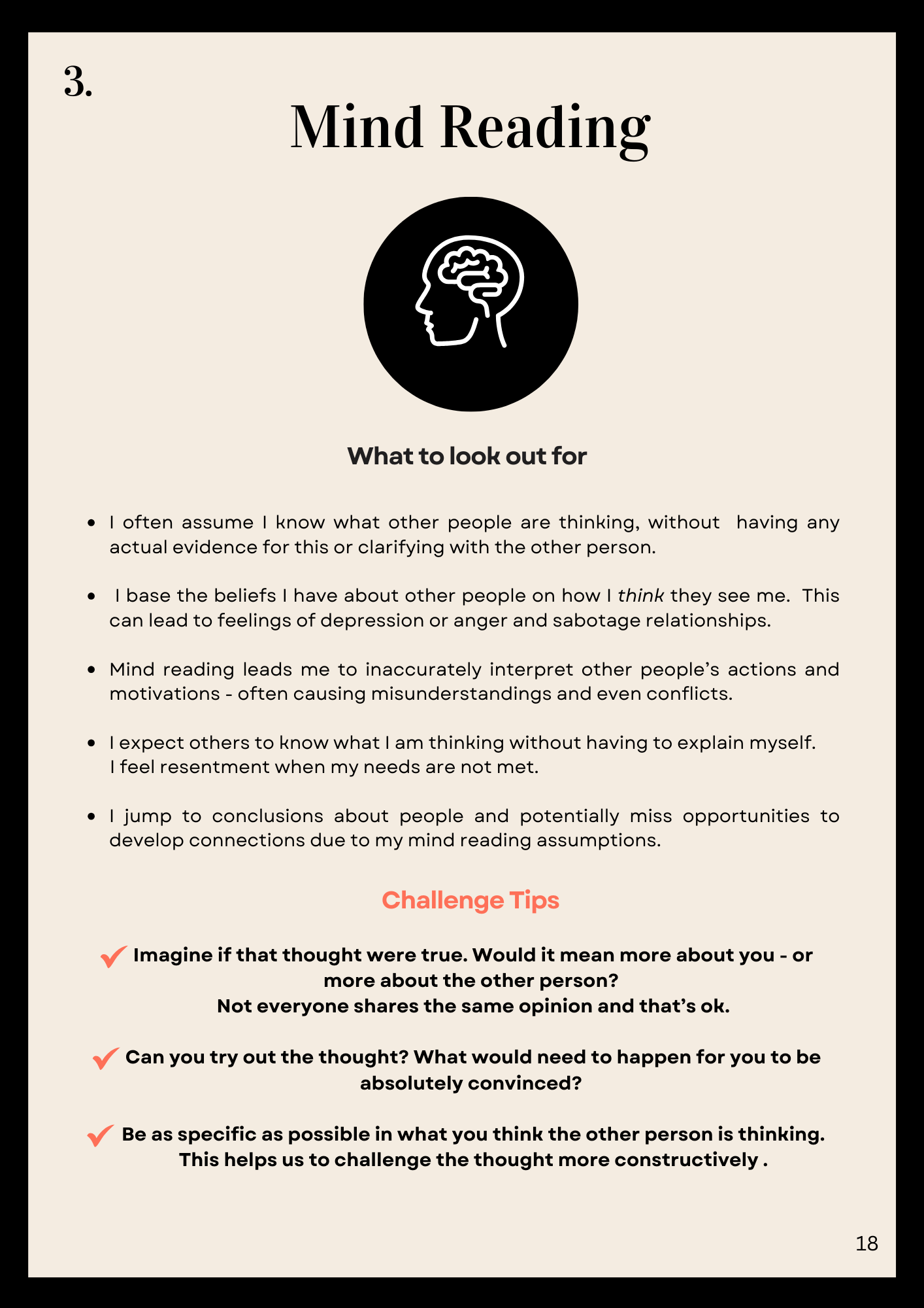 Challenge Your Negative Thinking Workbook