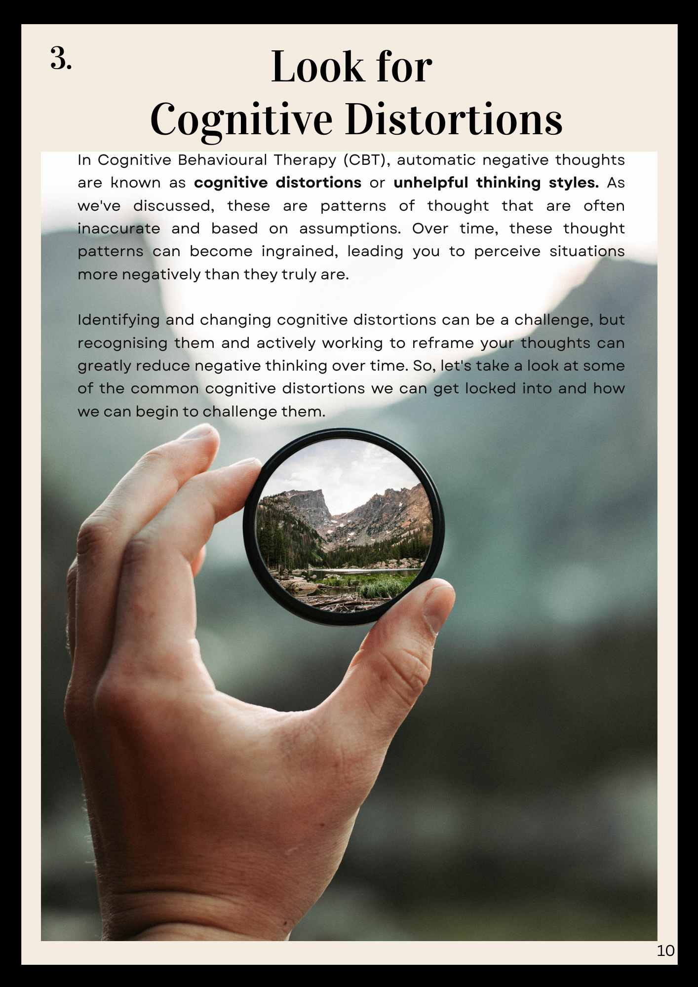 Challenge Your Negative Thinking Workbook