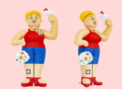 Sarah Cocktail (opblaas pop Sarah)