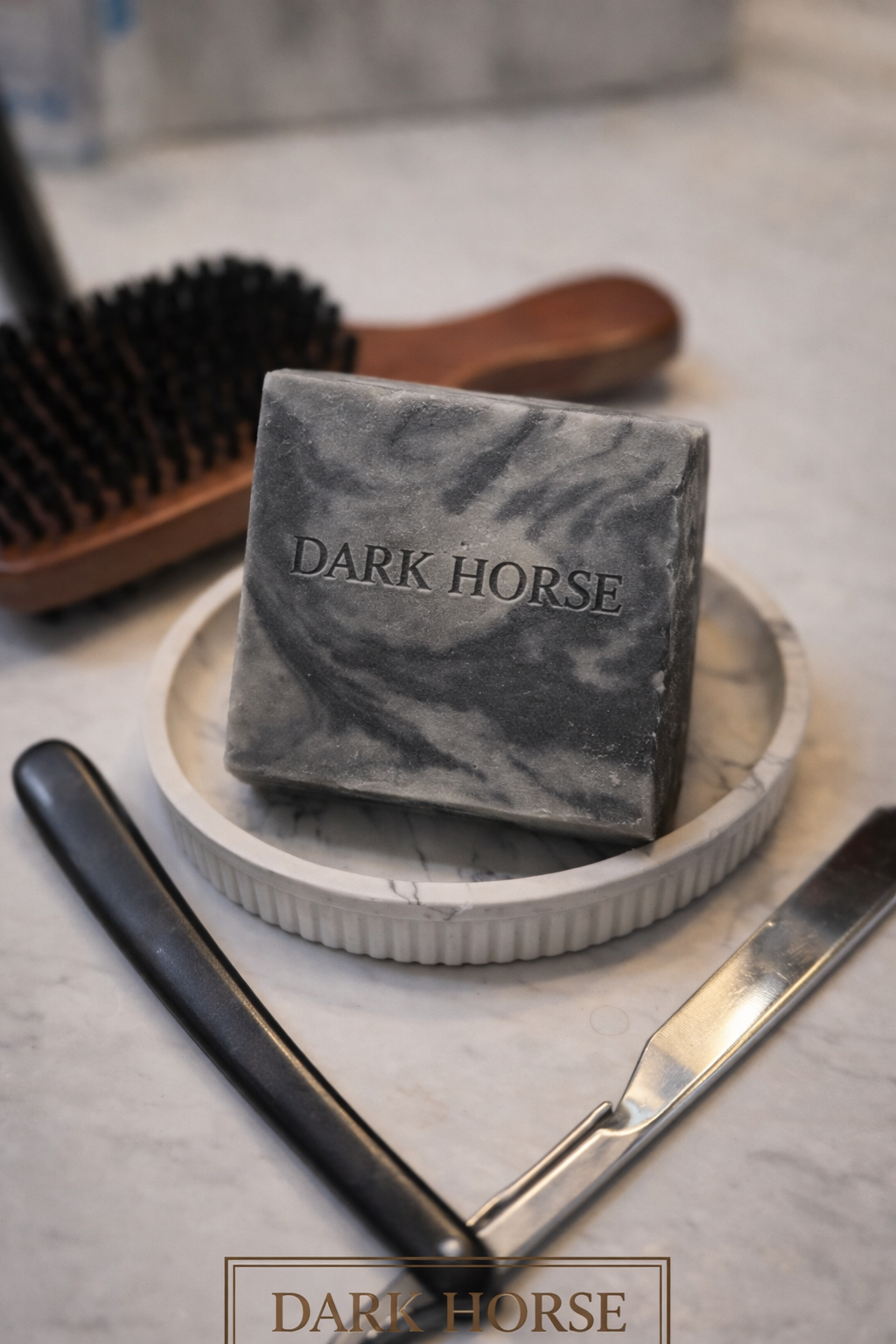 Dark Horse – Men’s Oud Wood Tallow Soap | Bold Smoky Cologne Cold-Process Bar