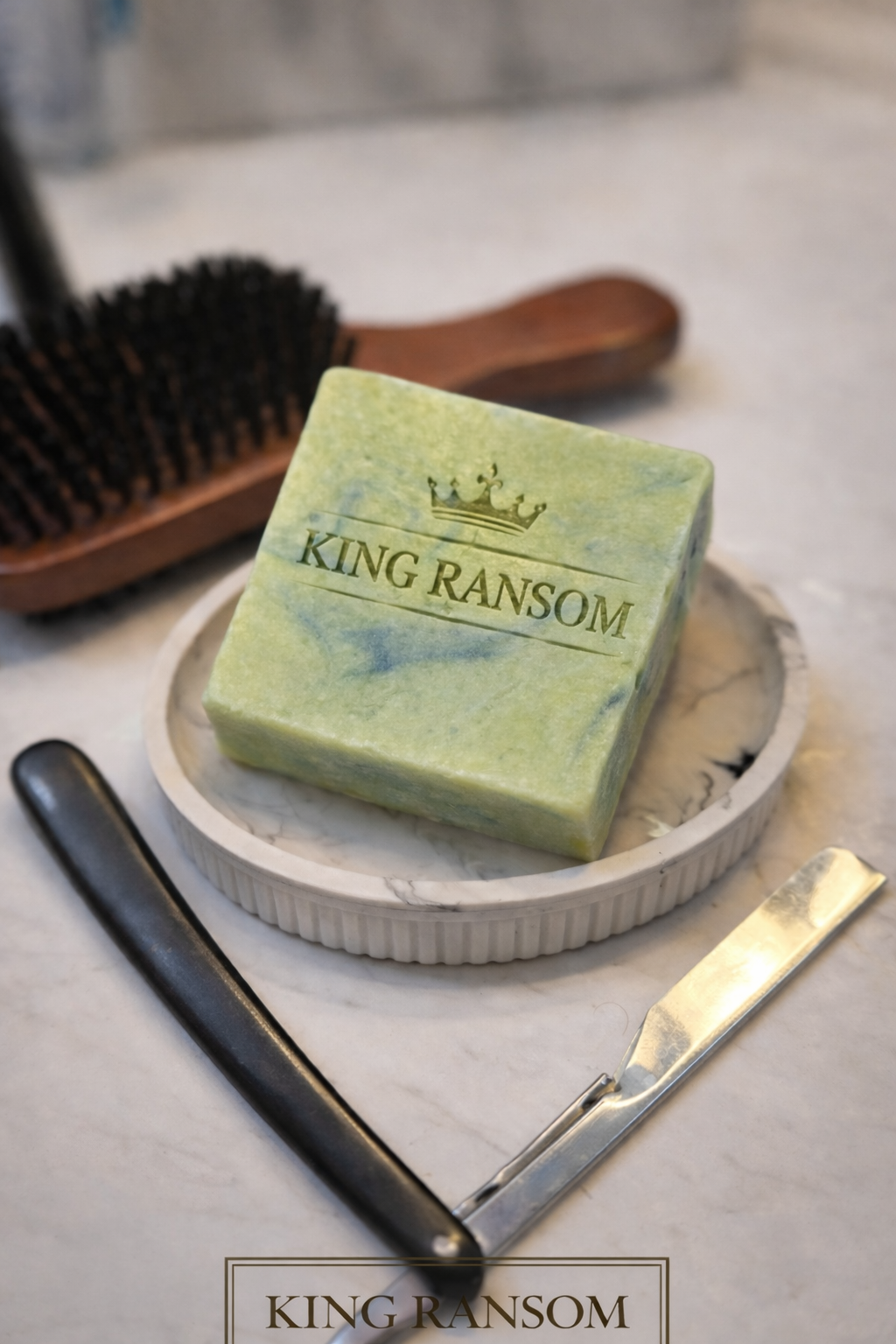 King’s Ransom – Men’s Citrus & Smoked Woods Tallow Soap | Premium 4 oz Cold-Process Bar