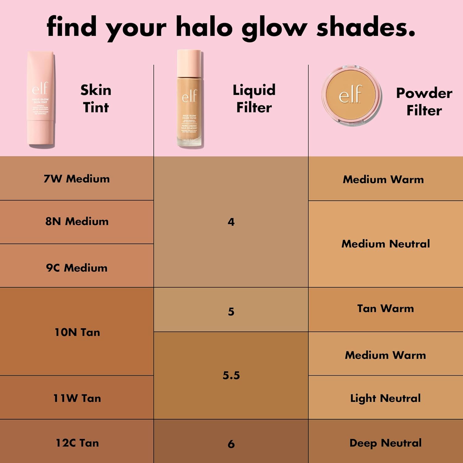 e.l.f. Halo Glow Liquid Filter, Complexion Booster For A Glowing, Soft-Focus Look, Infused With Hyaluronic Acid, Vegan & Cruelty